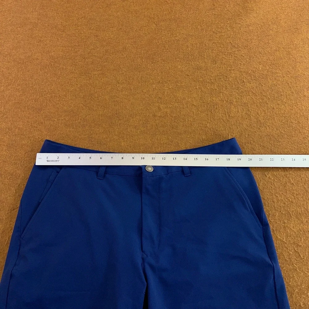 Bonobos Mens 36 Blue Standard 8 Inch Inseam Performance Golf Shorts